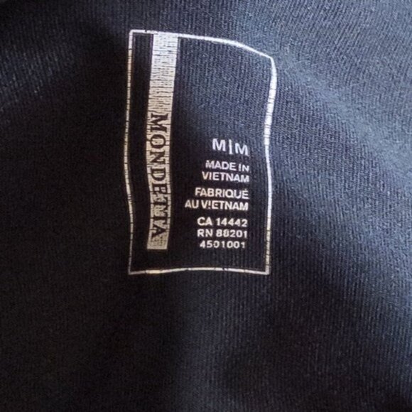 Mondetta Women's High Waist Active Legging Black Workout Tights Size Medium - Picture 9 of 10